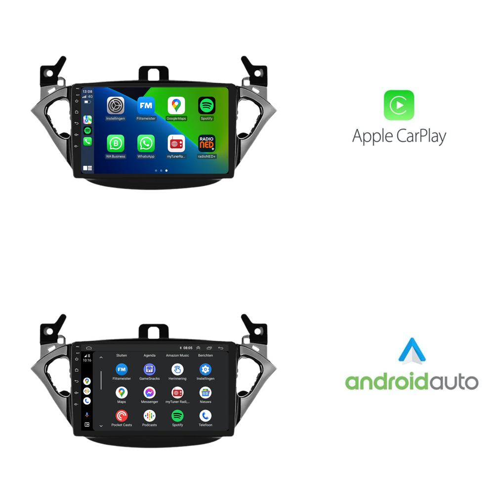 Opel Adam | Android 13 | Autoradio | 2014 t/m 2019 | CarPlay & Android Auto