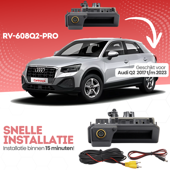 Audi Q2 Achteruitrijcamera | 2017 t/m 2023 | Nachtzicht & HD Beeld