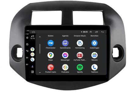 Toyota RAV4 | Android 13 | Autoradio | 2007 t/m 2012 | CarPlay & Android Auto