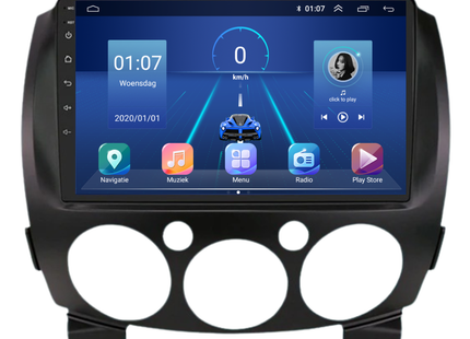 Mazda 2 Android Autoradio | 2008 t/m 2014 | CarPlay