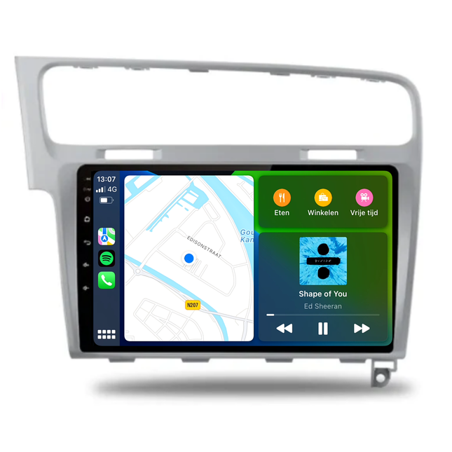 Volkswagen Golf 7 | Android 13 | Autoradio | 2012 t/m 2020 | Carplay & Android Auto | Zilver