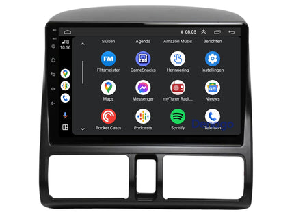 Honda CR-V CarPlay autoradio | 2002 t/m 2006 | Denago DNG-A99 | 9 inch | Android 13 | Draadloos CarPlay & Android Auto