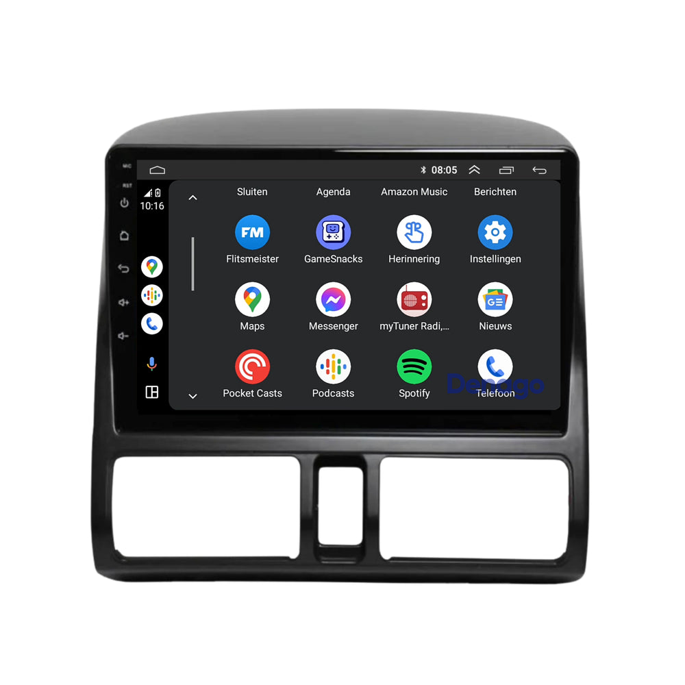 Radio de coche Honda CR-V CarPlay | 2002 a 2006 | Denago DNG-A99 | 9 pulgadas | Androide 13 | CarPlay inalámbrico y Android Auto