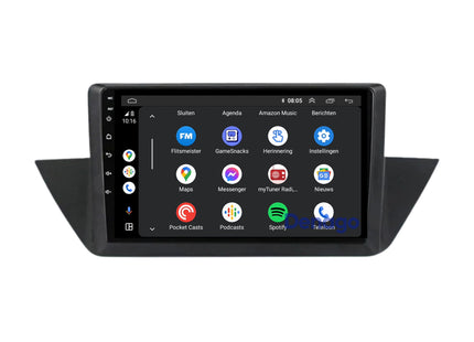 BMW X1 E84 CarPlay autoradio | 2010 t/m 2015 | Denago DNG-A195 | 9 inch | Android 13 | Draadloos CarPlay & Android Auto