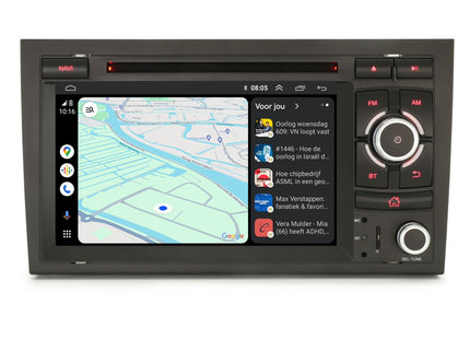 Audi A4 S4 RS4 Autoradio | 2000 t/m 2009 | Carplay | 4+64GB | Android 14