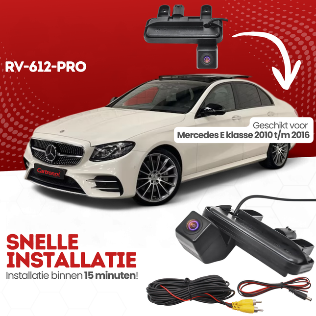 Mercedes E klasse Achteruitrijcamera | 2010 t/m 2016 | Nachtzicht & HD Beeld