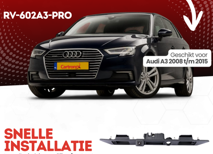 Audi A3 Achteruitrijcamera | 2008 t/m 2015 | Nachtzicht & HD Beeld