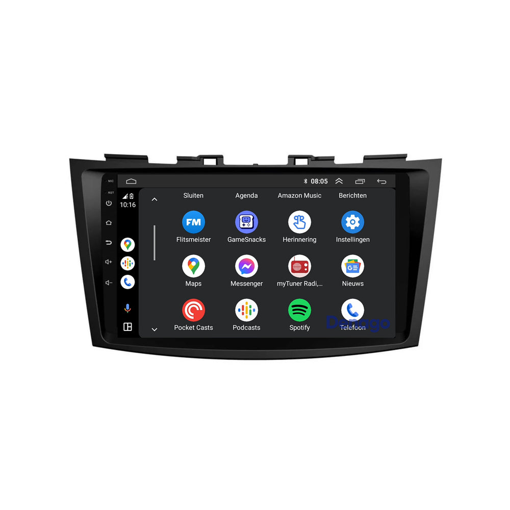 Radio de coche Suzuki Swift CarPlay | 2011 a 2017 | Denago DNG-A251 | 9 pulgadas | Androide 13 | CarPlay inalámbrico y Android Auto