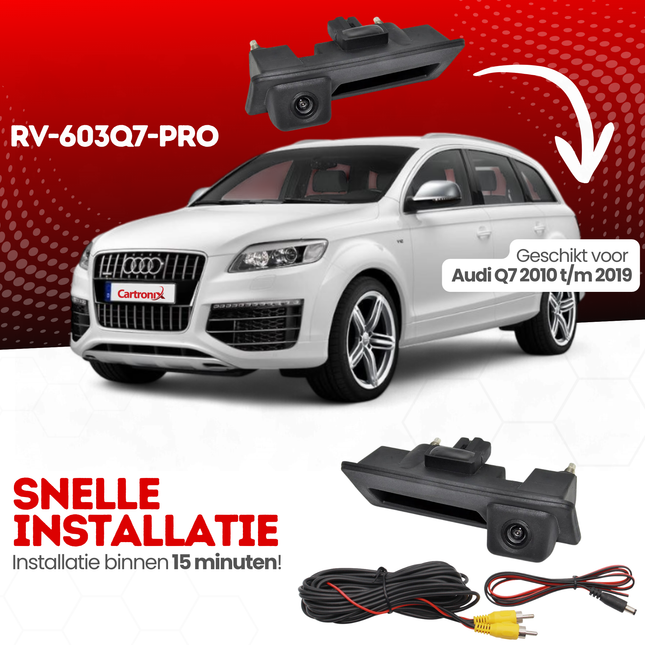 Audi Q7 Achteruitrijcamera | 2010 t/m 2019 | Nachtzicht & HD Beeld