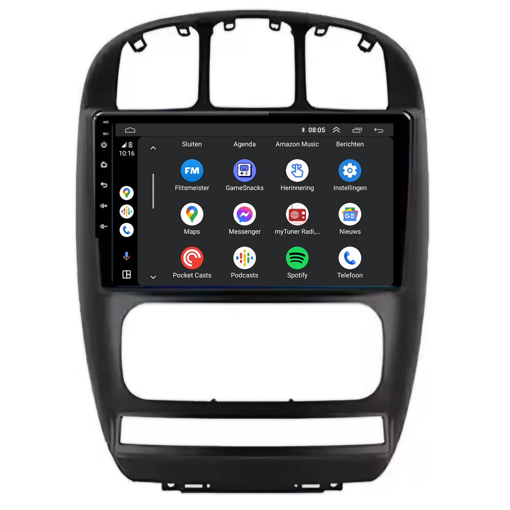 Chrysler Voyager y Dodge Grand Caravan | Androide 13 | Radio de coche | 2000 a 2012 | CarPlay y Android Auto