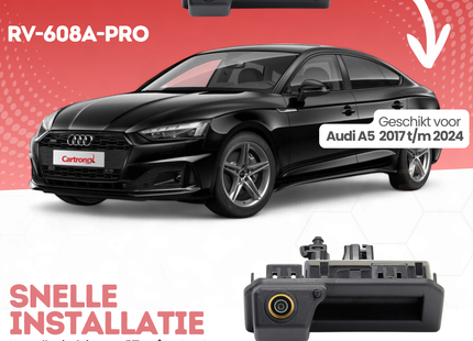 Audi A5 Achteruitrijcamera | 2017 t/m 2024 | Nachtzicht & HD Beeld