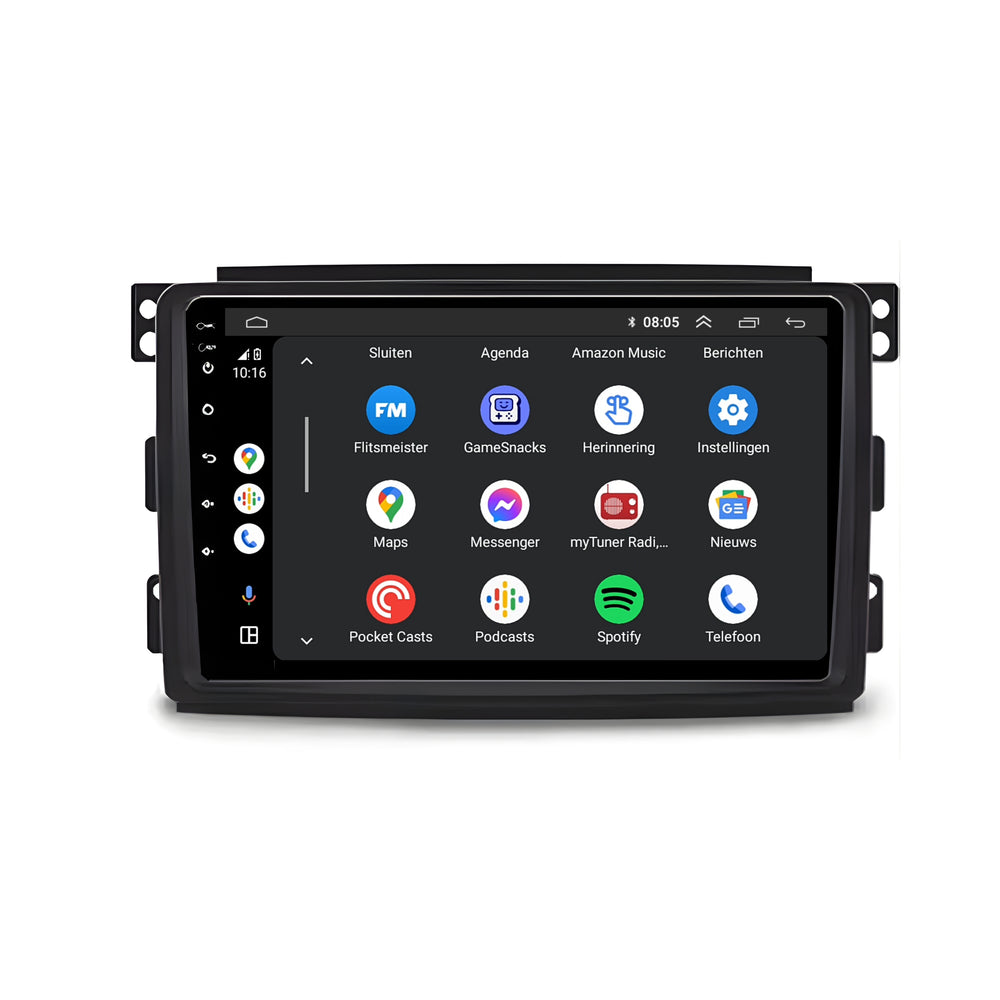 Smart Fortwo | Android 13 | Radio para coche | 2009 a 2015 | CarPlay & Android Auto