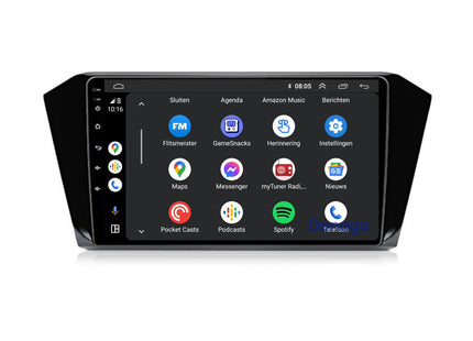 Volkswagen Passat CarPlay autoradio | 2014 t/m 2021 | Denago DNG-A113 | 9 inch | Android 13 | Draadloos CarPlay & Android Auto