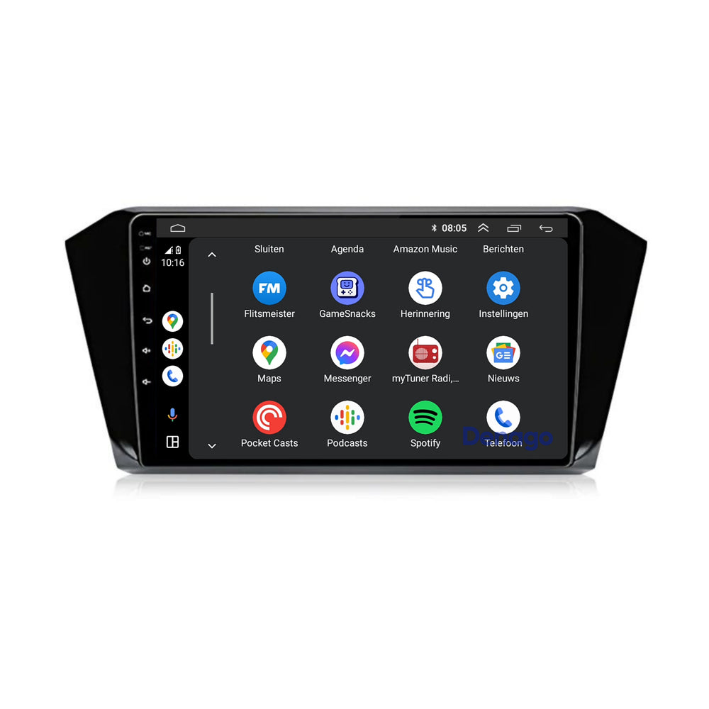 Radio para coche Volkswagen Passat CarPlay | 2014 a 2021 | Denago DNG-A113 | 9 pulgadas | Androide 13 | CarPlay inalámbrico y Android Auto
