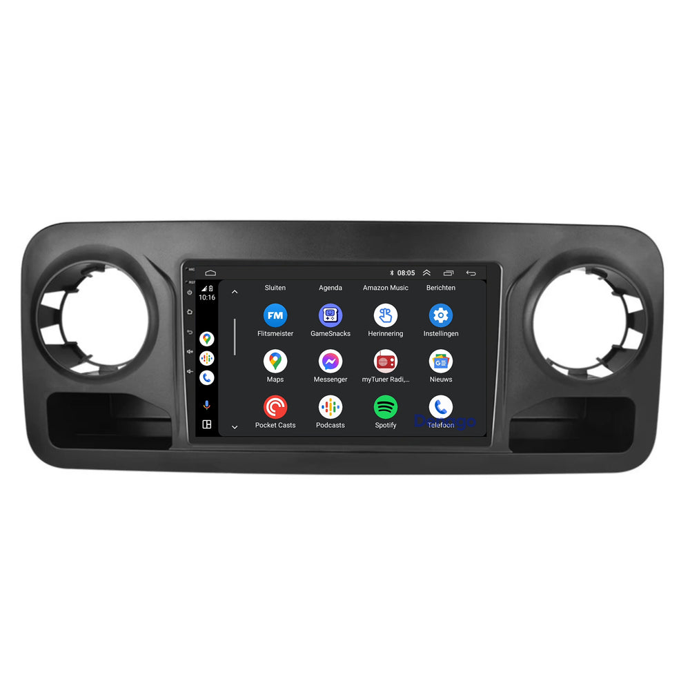 Radio para coche Mercedes Sprinter CarPlay | 2018 a 2023 | Denago DNG-A105 | 9 pulgadas | Androide 13 | CarPlay inalámbrico y Android Auto