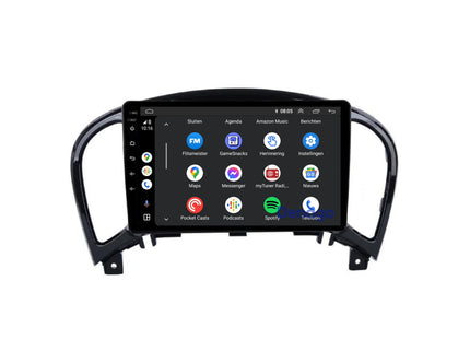 Nissan Juke CarPlay autoradio | 2010 t/m 2019 | Denago DNG-A187 | 9 inch | Android 13 | Draadloos CarPlay & Android Auto