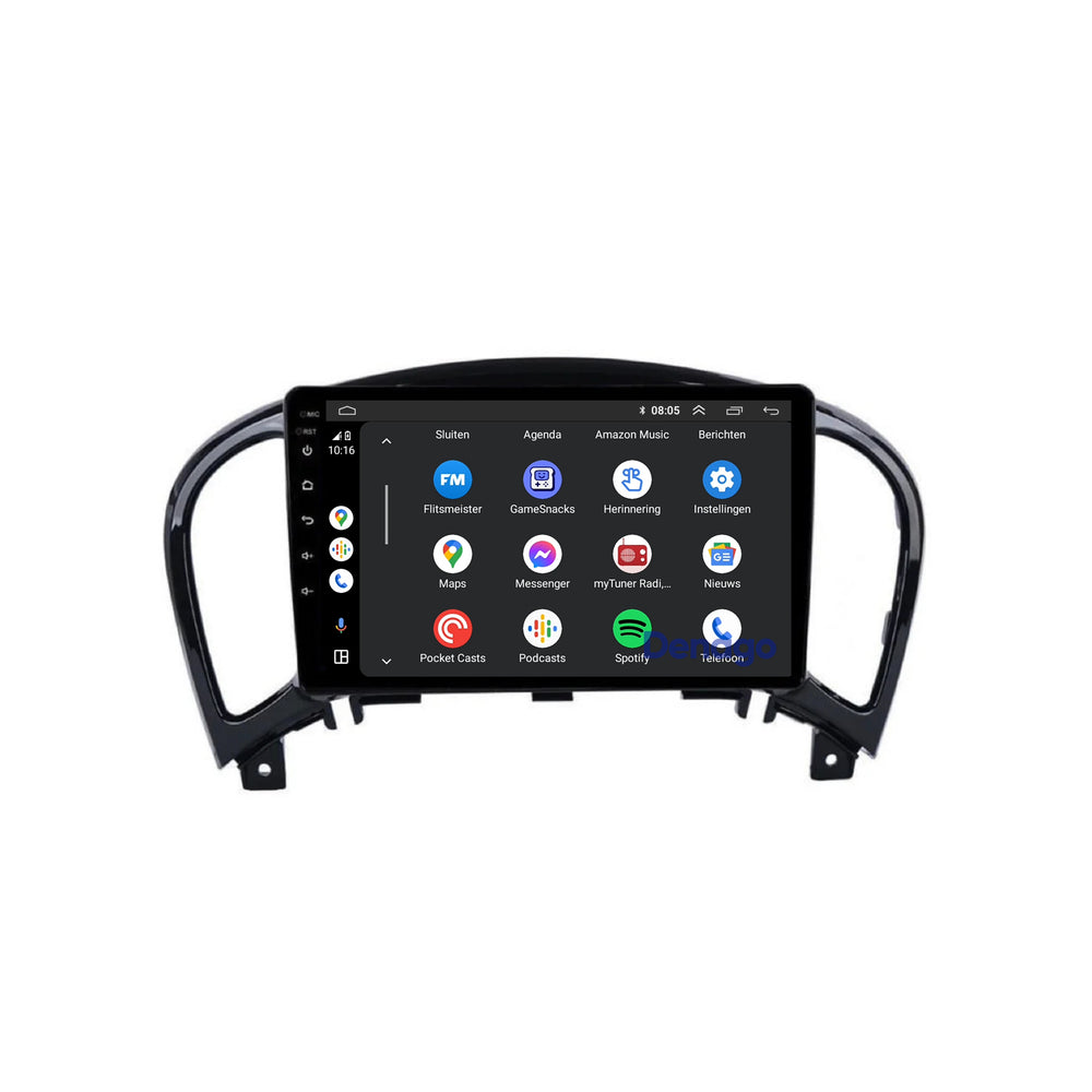 Radio para coche Nissan Juke CarPlay | 2010 a 2019 | Denago DNG-A187 | 9 pulgadas | Androide 13 | CarPlay inalámbrico y Android Auto