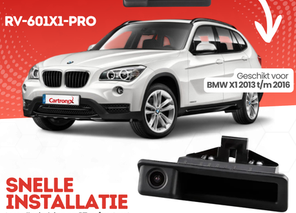 BMW X1 Achteruitrijcamera | 2013 t/m 2016 | Nachtzicht & HD Beeld