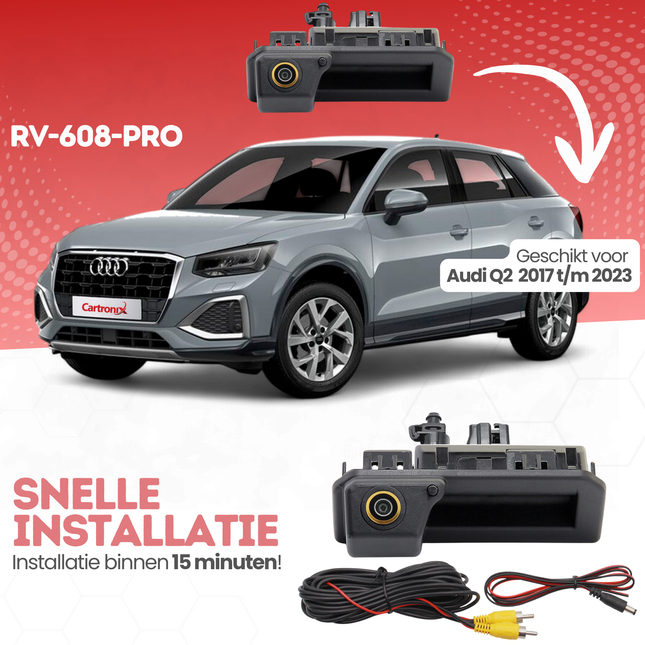Audi Q2 Achteruitrijcamera | 2017 t/m 2023 | Nachtzicht & HD Beeld