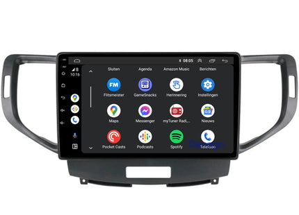 Ford Mondeo CarPlay autoradio | 2003 t/m 2014 | Denago DNG-A96 | 9 inch | Android 13 | Draadloos CarPlay & Android Auto | Zilver frame
