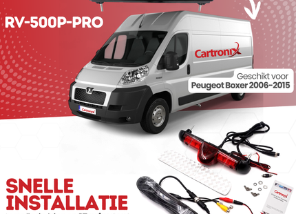 Peugeot Boxer Derde Remlicht Achteruitrijcamera | 2006 t/m 2015 | Nachtzicht | HD Beeld