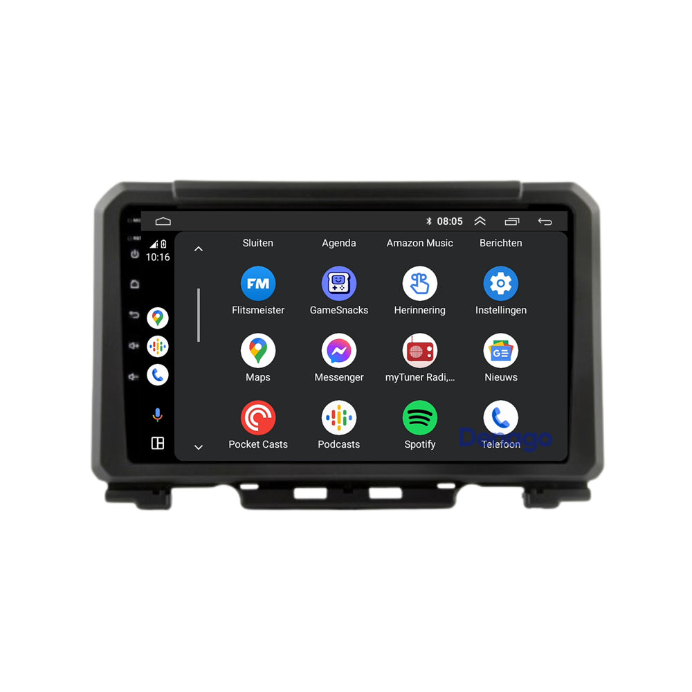 Radio de coche Suzuki Jimny CarPlay | 2019 a 2024 | Denago DNG-A161 | 9 pulgadas | Androide 13 | CarPlay inalámbrico y Android Auto