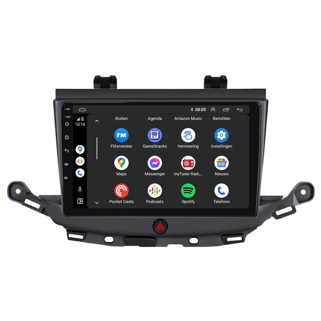 Opel Astra K | Android 13 | Autoradio | 2015 t/m 2021 | CarPlay & Android Auto