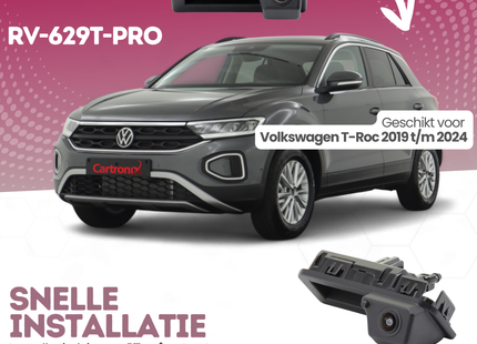 Volkswagen T-Roc Achteruitrijcamera | 2019 t/m 2024 | Nachtzicht & HD Beeld