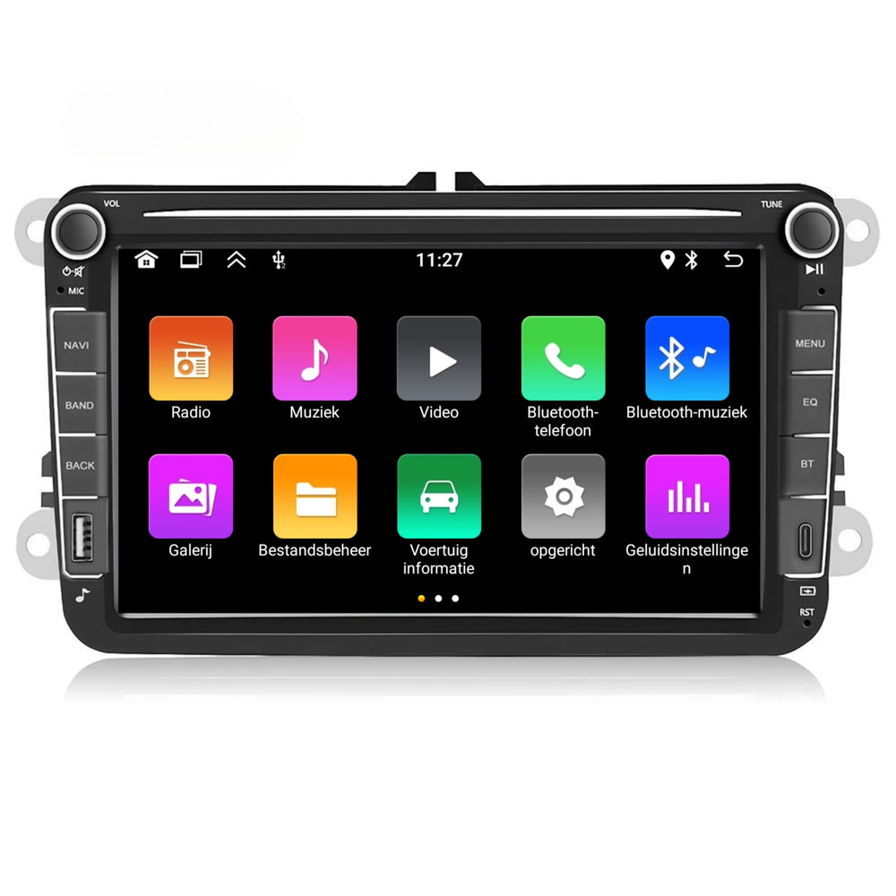 Android 13 Carplay Radio de coche | Adecuado para Skoda Octavia, Fabia, Rapid, Roomster, Superb y Yeti | 2006 a 2017 | Con CarPlay y Android Auto