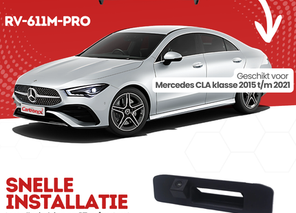 Mercedes CLA klasse Achteruitrijcamera | 2015 t/m 2021 | Nachtzicht & HD Beeld