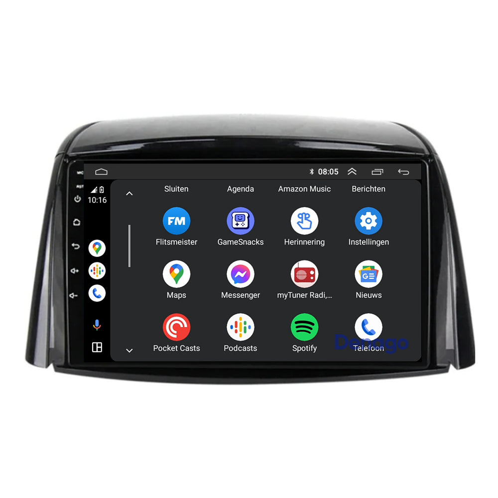 Radio para coche Renault Koleos CarPlay | 2008 a 2016 | Denago DNG-A137 | 9 pulgadas | Androide 13 | CarPlay inalámbrico y Android Auto