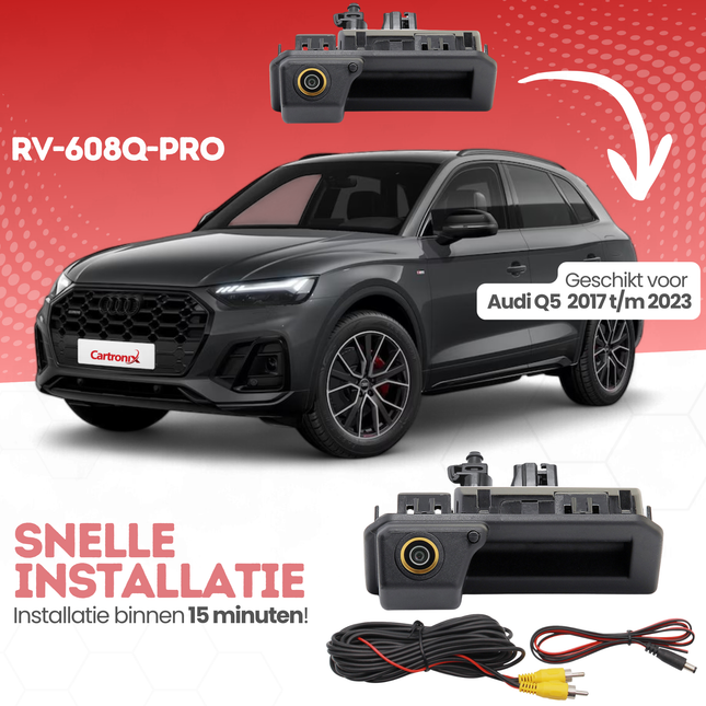 Audi Q5 Achteruitrijcamera | 2017 t/m 2023 | Nachtzicht & HD Beeld