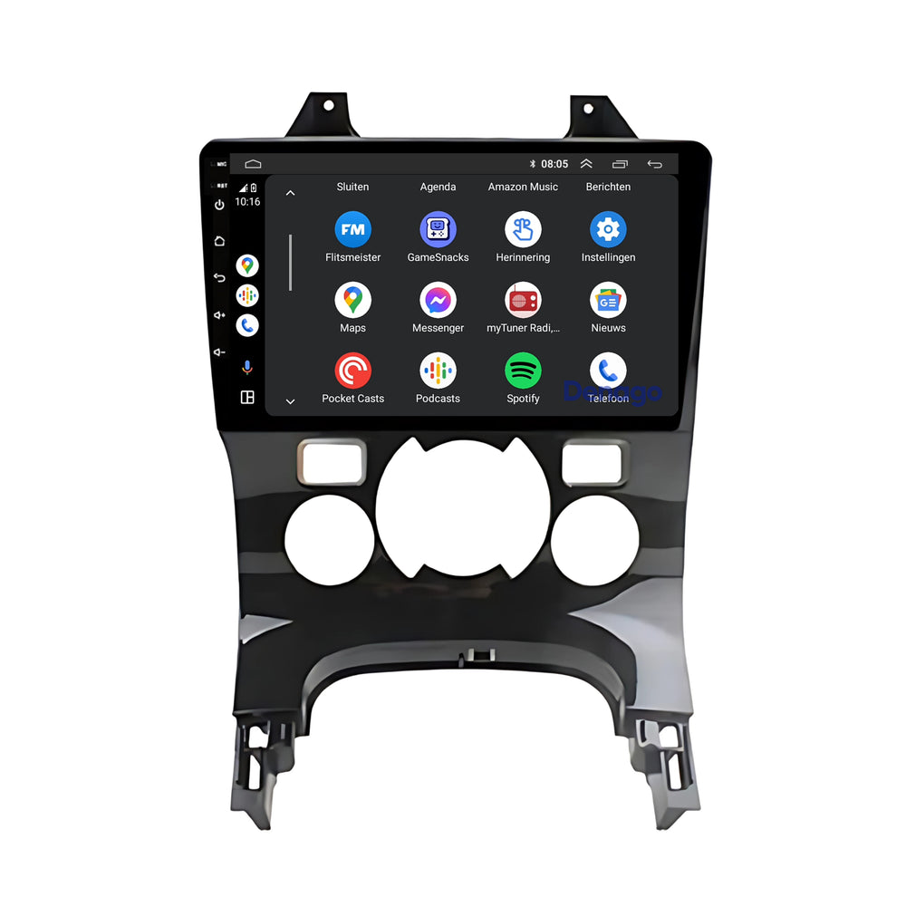 Autoradio CarPlay pour Peugeot 3008 | 2009 à 2016 | Denago DNG-A126 | Écran 9 pouces | Android 13 | CarPlay sans fil & Android Auto
