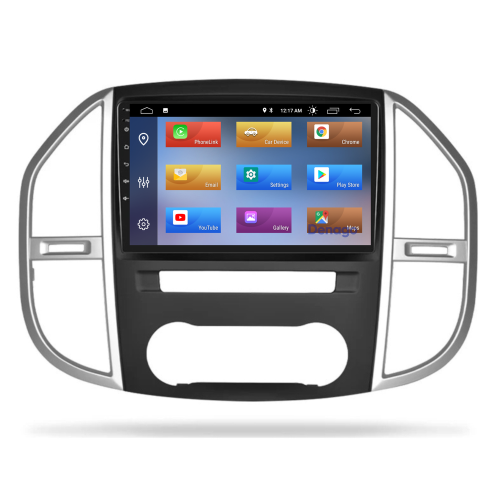 Radio para coche Mercedes Vito CarPlay | 2015 a 2024 | Denago DNG-A42 | 10 pulgadas | Androide 13 | CarPlay inalámbrico y Android Auto