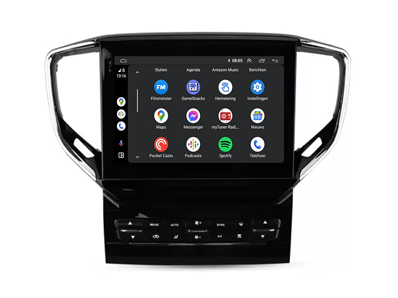 Maserati Ghibli | Android 15 | 10.5 inch Autoradio | 2016 t/m 2021 | CarPlay & Android Auto