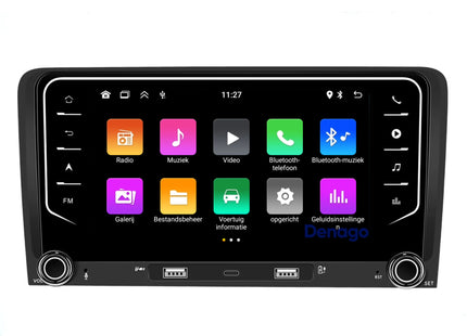 Audi A3 CarPlay Autoradio | Android 13 | 2GB + 64GB | 2004 t/m 2013 | Android Auto