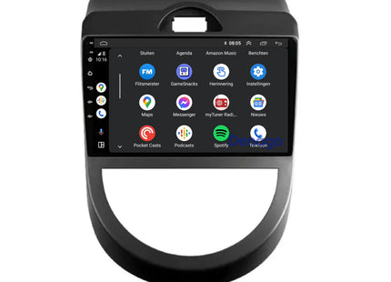 Kia Soul CarPlay autoradio | 2010 t/m 2013 | Denago DNG-A192 | 9 inch | Android 13 | Draadloos CarPlay & Android Auto