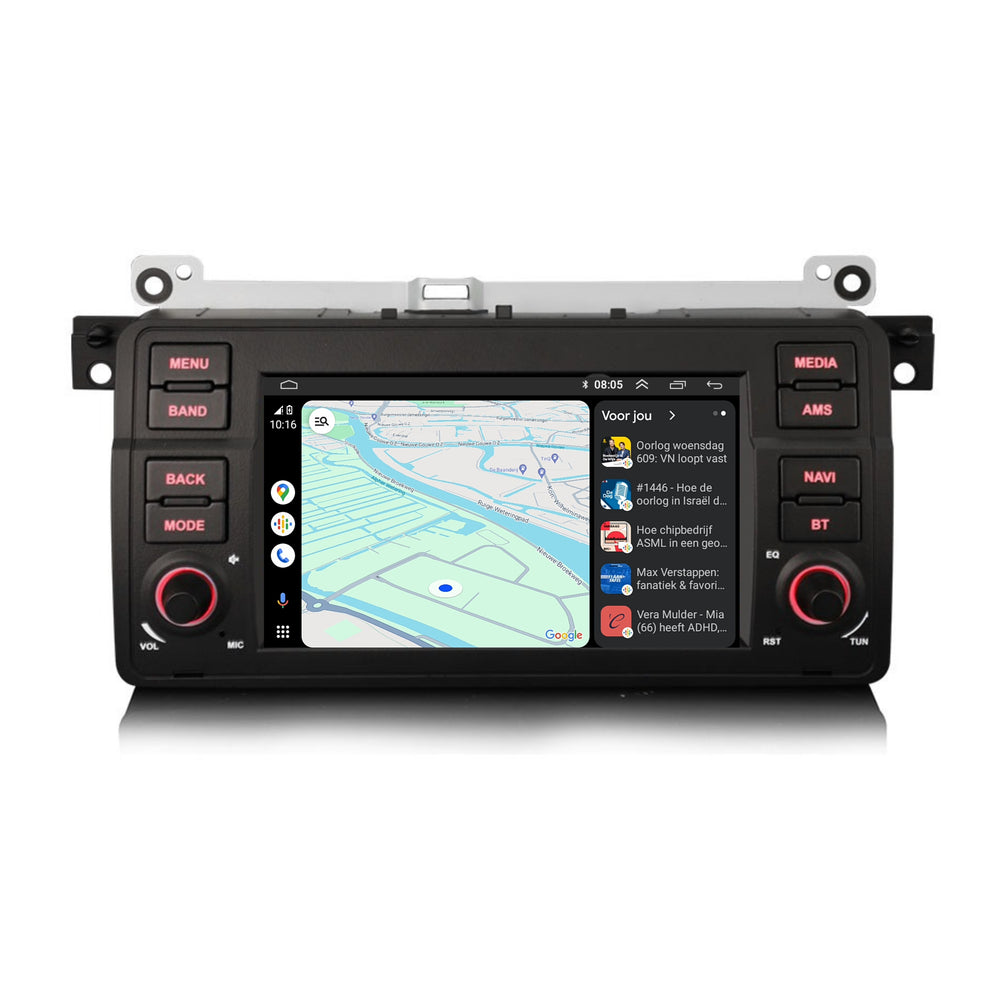 Radio para coche BMW Serie 3 CarPlay | Android Auto | radio de coche | 1999 a 2005 | Androide 14 | 4+64GB