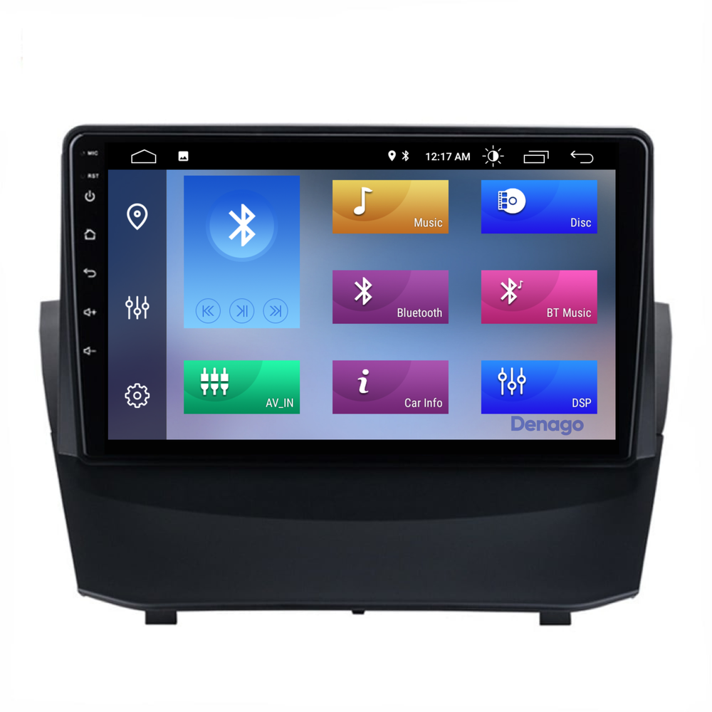 Ford Fiesta CarPlay autoradio | 2009 t/m 2012 | Denago DNG-A13 | 9 inch | Android 13 | Draadloos CarPlay & Android Auto