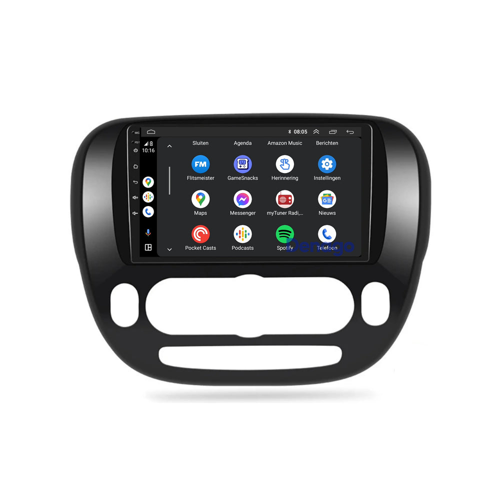 Radio para coche Kia Soul CarPlay | 2014 a 2018 | Denago DNG-A198 | 9 pulgadas | Androide 13 | CarPlay inalámbrico y Android Auto