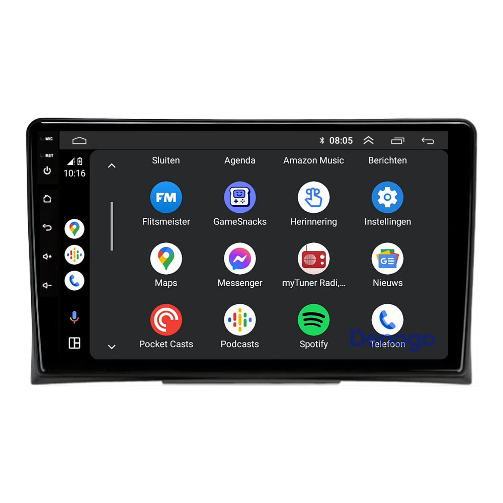 Radio para coche Volkswagen T5 Multivan y California CarPlay | 2004 a 2014 | Denago DNG-A272 | 9 pulgadas | Androide 13 | CarPlay inalámbrico y Android Auto