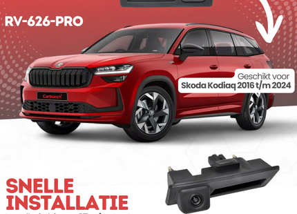 Skoda Kodiaq Achteruitrijcamera | 2016 t/m 2024 | Nachtzicht & HD Beeld