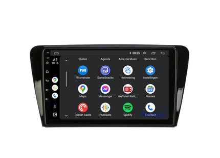 Skoda Octavia CarPlay autoradio | 2014 t/m 2017 | Denago DNG-A110 | 9 inch | Android 13 | Draadloos CarPlay & Android Auto