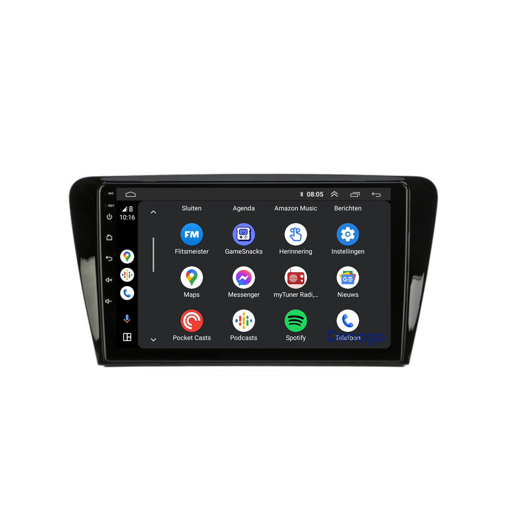 Radio para coche Skoda Octavia CarPlay | 2014 a 2017 | Denago DNG-A110 | 9 pulgadas | Androide 13 | CarPlay inalámbrico y Android Auto