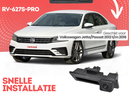Volkswagen Jetta/Passat Achteruitrijcamera | 2012 t/m 2016 | Nachtzicht & HD Beeld