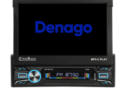 1Din Autoradio | Apple Carplay | Android Auto | USB, Aux, Bluetooth | MP5