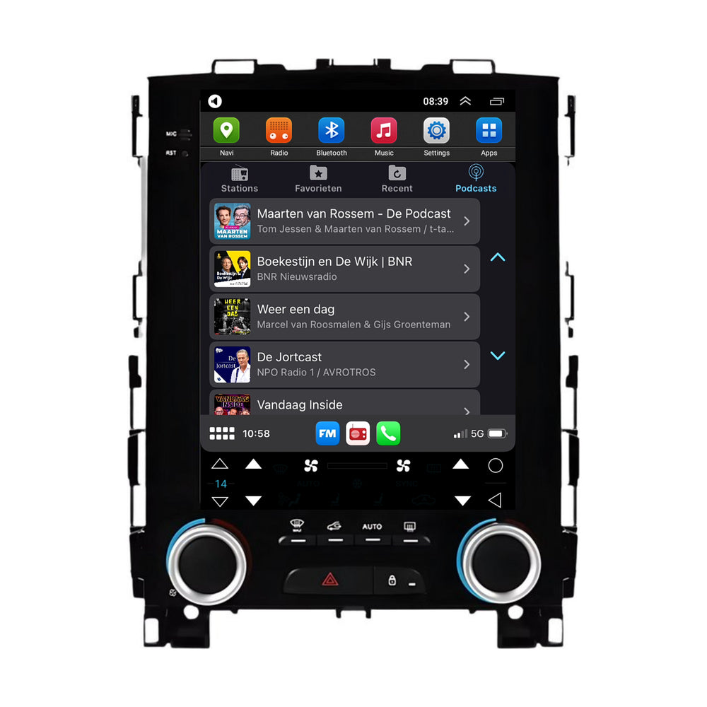 Renault Megane 4 | Android 13 | Autoradio | 2009 t/m 2017 | CarPlay & Android Auto
