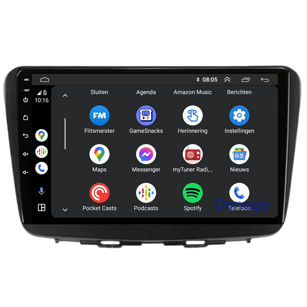 Radio de coche Suzuki Baleno CarPlay | 2015 a 2020 | Denago DNG-A143 | 9 pulgadas | Androide 13 | CarPlay inalámbrico y Android Auto