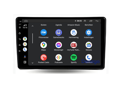 Opel Astra H & Zafira B CarPlay autoradio | 2005 t/m 2014 | Denago DNG-A335 | 9 inch | Android 13 | Draadloos CarPlay & Android Auto