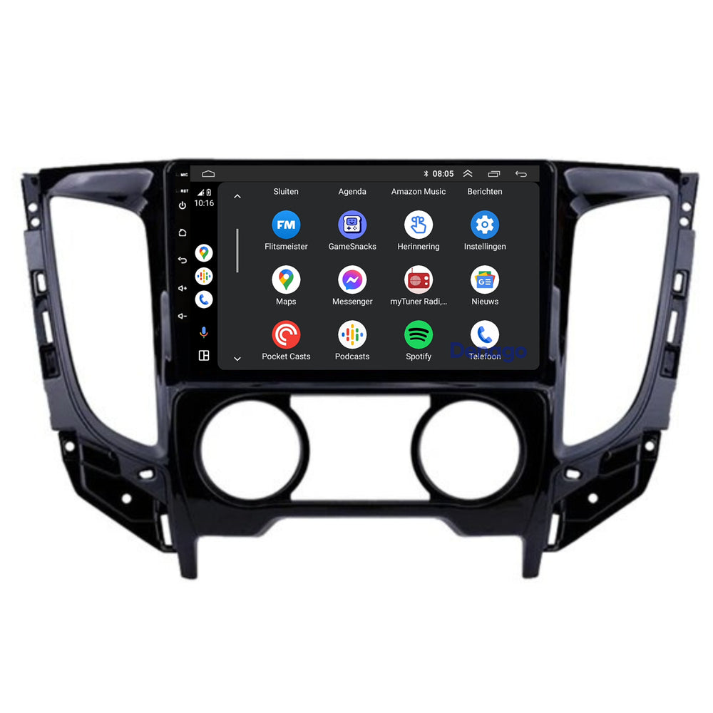 Radio de coche Mitsubishi L200 CarPlay | 2016 | Denago DNG-A185 | 9 pulgadas | Androide 13 | CarPlay inalámbrico y Android Auto